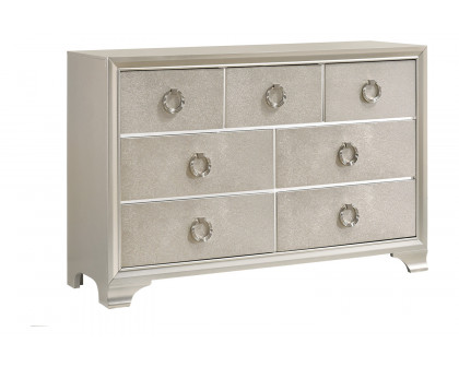 Coaster - Salford 7-Drawer Dresser in Metallic Sterling