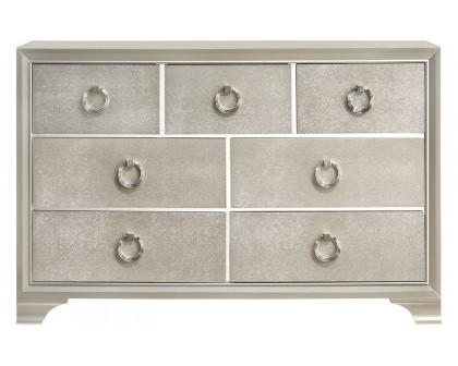 Coaster - Salford 7-Drawer Dresser in Metallic Sterling