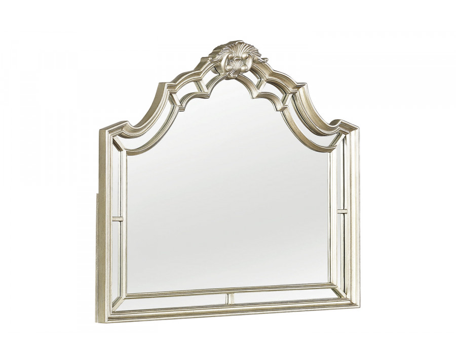 Coaster - Heidi Arched Mirror in Metallic Platinum