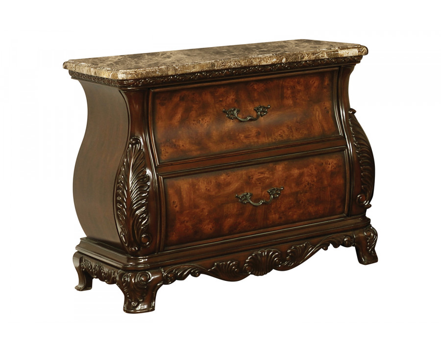 Coaster - Exeter 2-Drawer Nightstand in Dark Burl