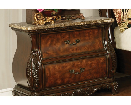 Coaster - Exeter 2-Drawer Nightstand in Dark Burl