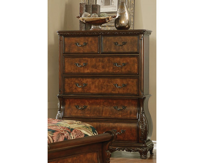 Coaster - Exeter 6-Drawer Chest in Dark Burl