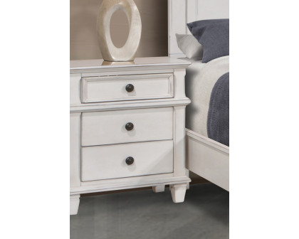 Coaster - Carolina 3-Drawer Nightstand in Antique White