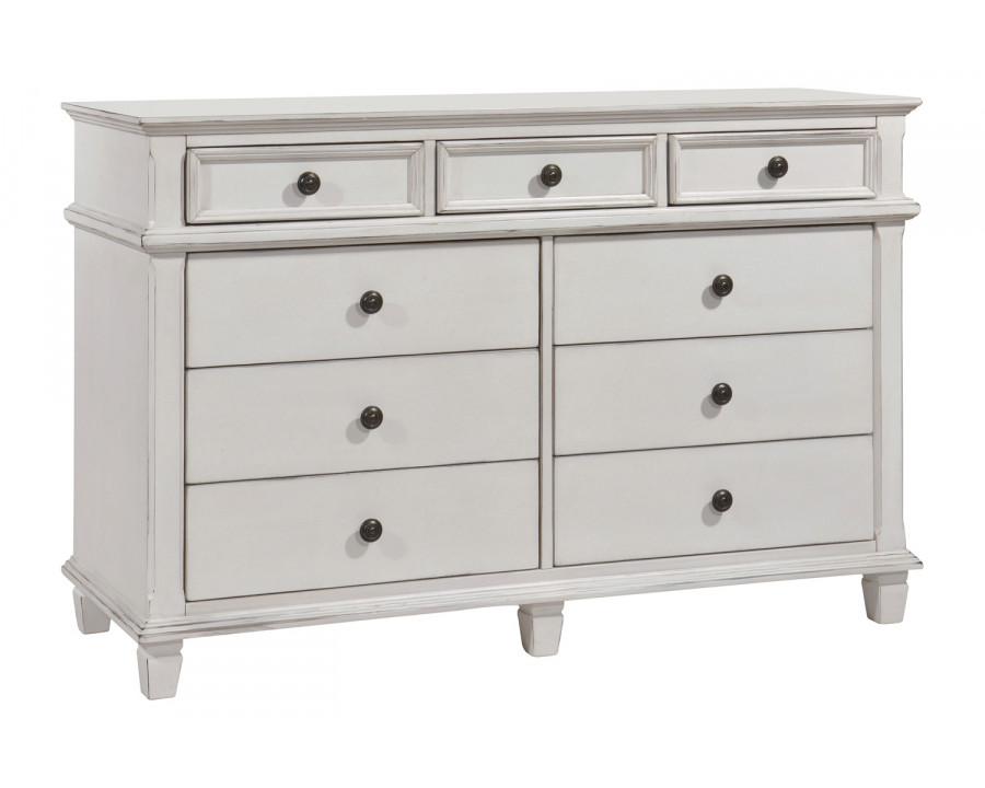 Coaster - Carolina 9-Drawer Dresser in Antique White