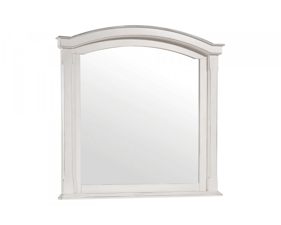 Coaster - Carolina Arched Mirror in Antique White