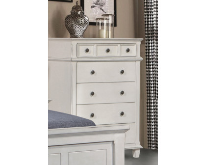 Coaster - Carolina 5-Drawer Chest in Antique White