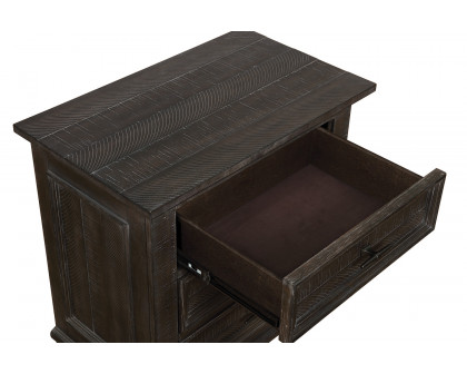 Coaster - Atascadero 3-Drawer Nightstand in Weathered Carbon