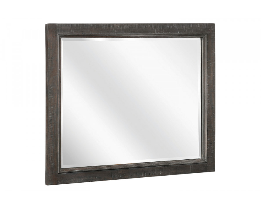 Coaster - Atascadero Rectangular Mirror in Weathered Carbon