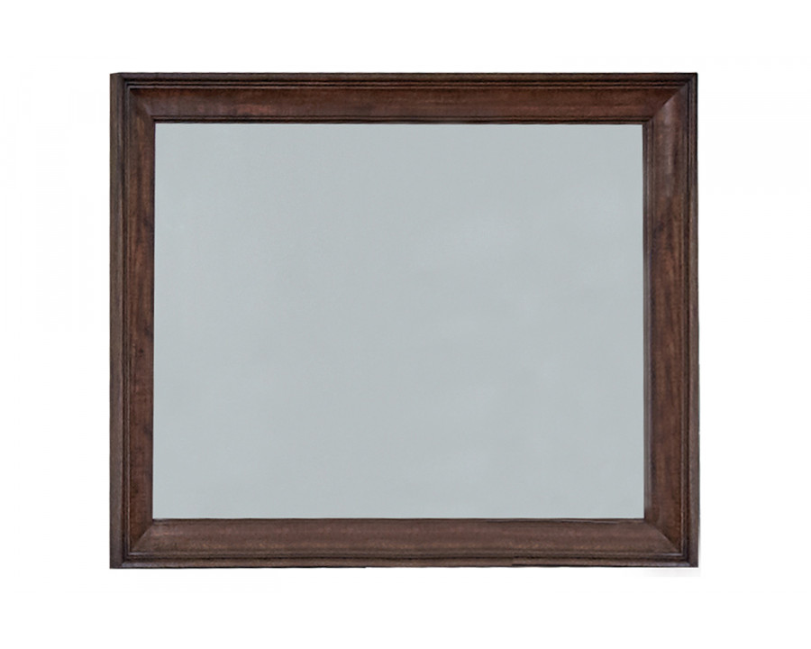 Coaster - Avenue Rectangle Dresser Mirror in Weathered Burnished Brown