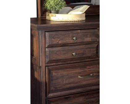 Coaster - Avenue 8-Drawer Chest in Weathered Burnished Brown