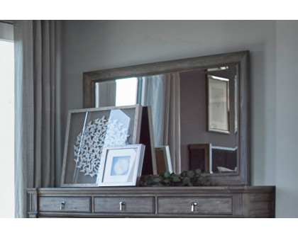 Coaster - Alderwood Rectangle Dresser Mirror in French Gray