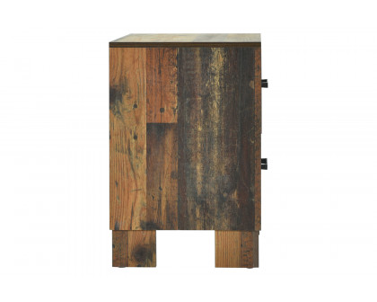 Coaster - Sidney 2-Drawer Nightstand in Rustic Pine