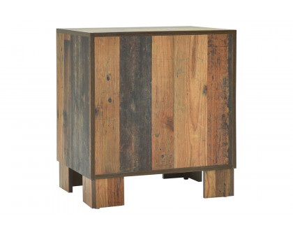 Coaster - Sidney 2-Drawer Nightstand in Rustic Pine