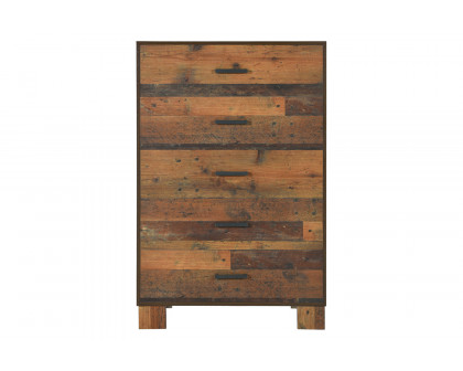 Coaster - Sidney 5-Drawer Chest in Rustic Pine