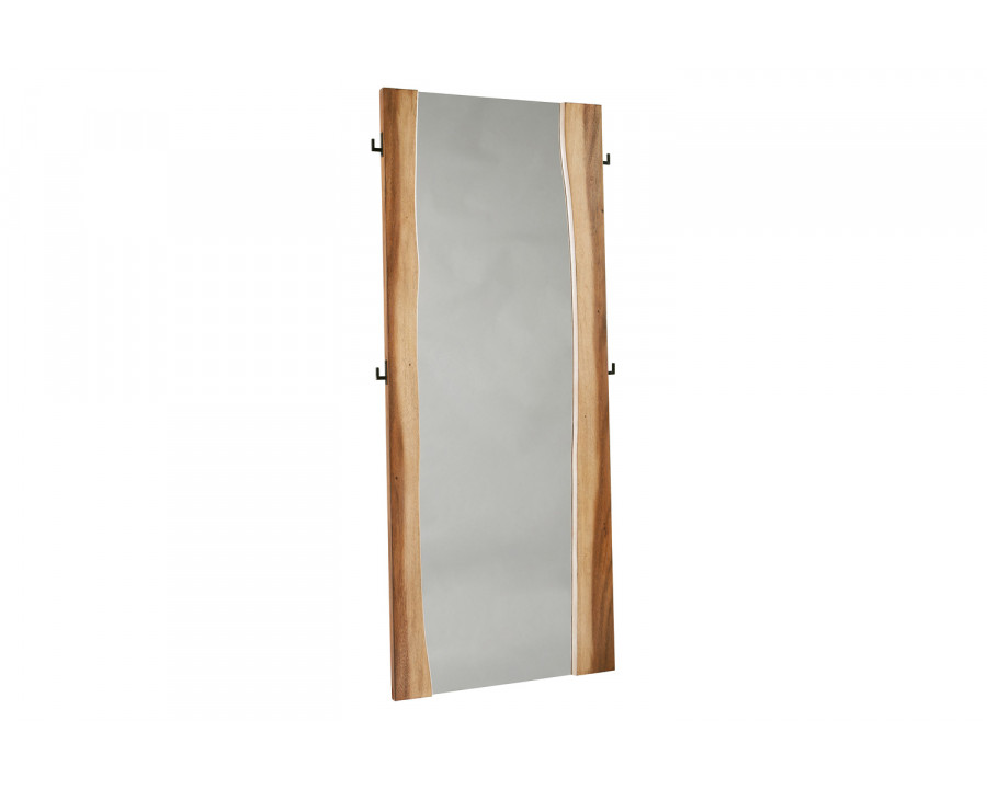 Coaster - Winslow Standing Mirror in Smokey Walnut/Coffee Bean