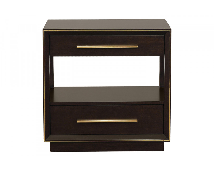 Coaster - Durango 2-Drawer Nightstand in Smoked Peppercorn