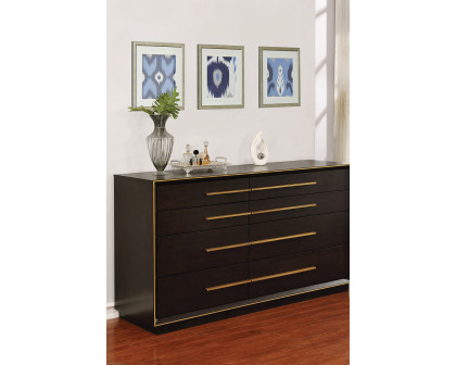 Coaster - Durango 8-Drawer Dresser in Smoked Peppercorn