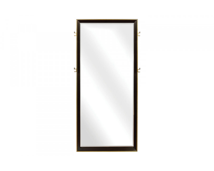 Coaster - Durango Floor Mirror in Smoked Peppercorn