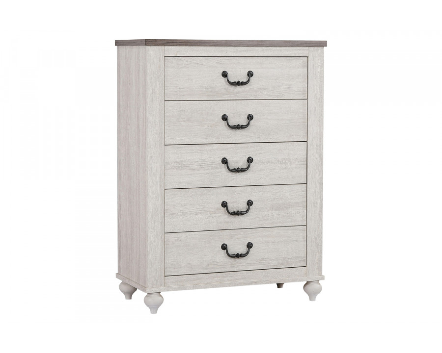 Coaster - Stillwood 5-Drawer Chest in Vintage Linen