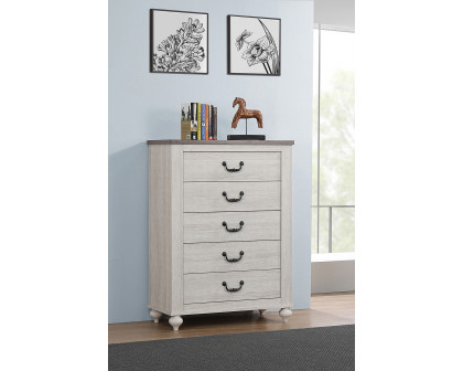 Coaster - Stillwood 5-Drawer Chest in Vintage Linen