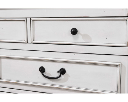 Coaster - Hillcrest 9-Drawer Dresser in Dark Rum/White