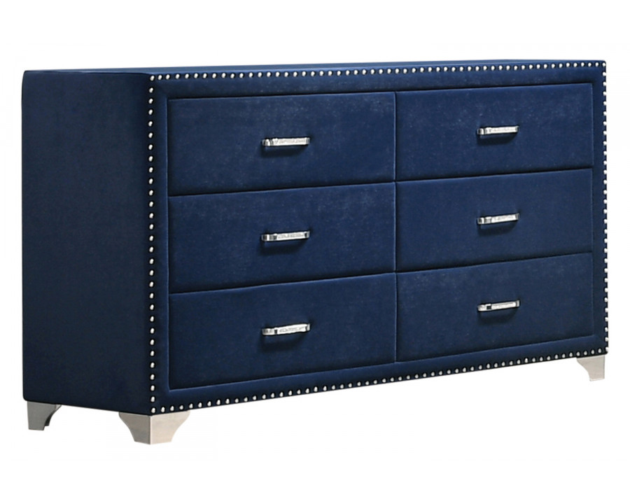 Coaster - Melody 6-Drawer Upholstered Dresser