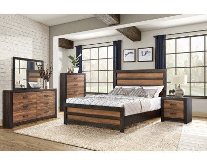 Coaster Dewcrest Eastern King Panel Bed - Caramel/Licorice