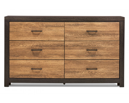 Coaster - Dewcrest 6-Drawer Dresser in Caramel/Licorice