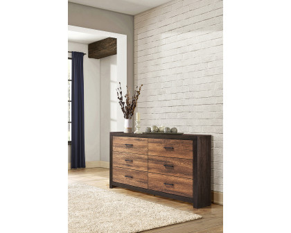 Coaster - Dewcrest 6-Drawer Dresser in Caramel/Licorice