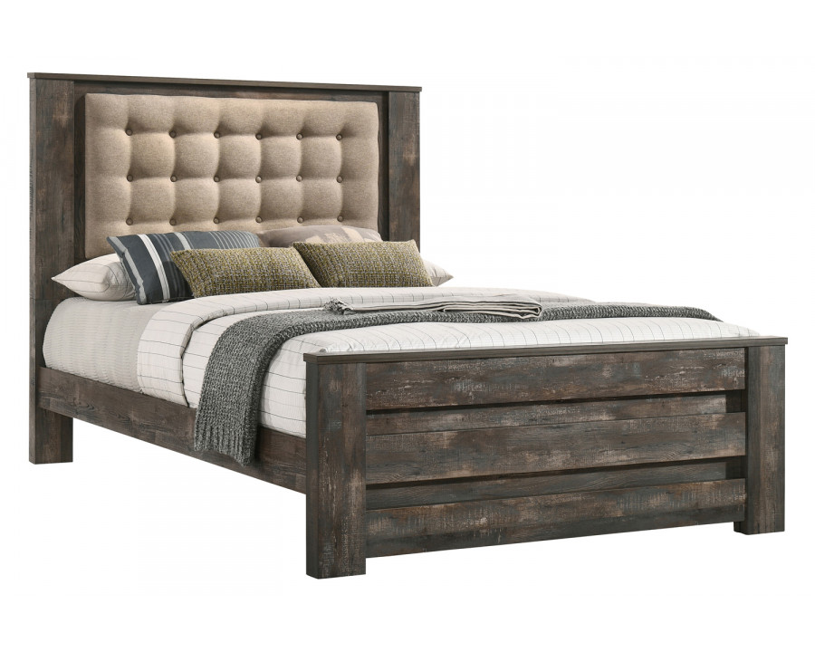 Coaster - Ridgedale Tufted Headboard Eastern King Bed