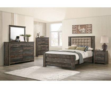 Coaster - Ridgedale Tufted Headboard Eastern King Bed