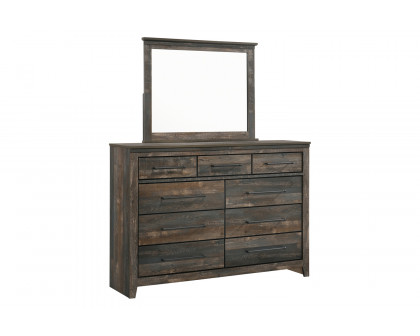 Coaster - Ridgedale Dresser Mirror in Weathered Dark Brown