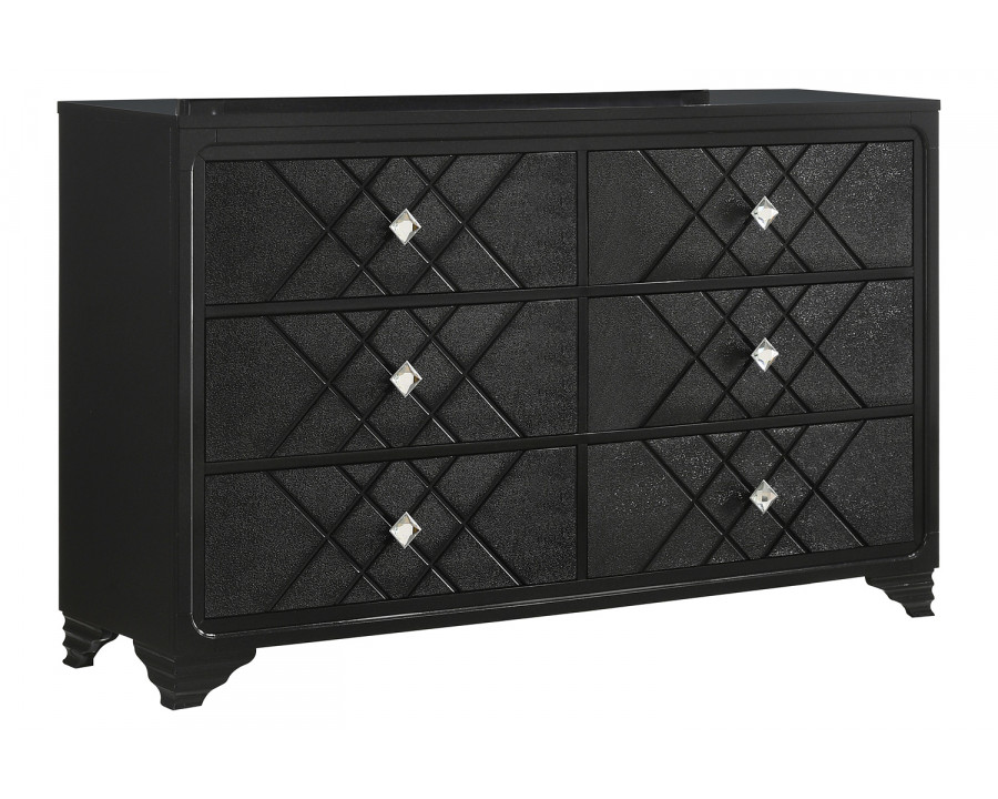 Coaster - Penelope 6-Drawer Dresser in Black