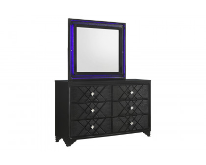 Coaster - Penelope Rectangular Dresser Mirror in Black