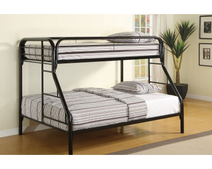 Coaster Morgan Twin Over Full Bunk Bed - Black