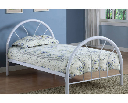 Coaster Marjorie Twin Bed - White