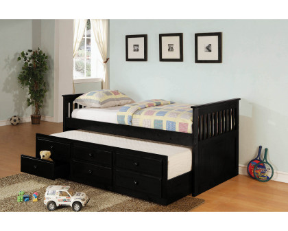 Coaster - Twin Captain'S Daybed With Storage Trundle