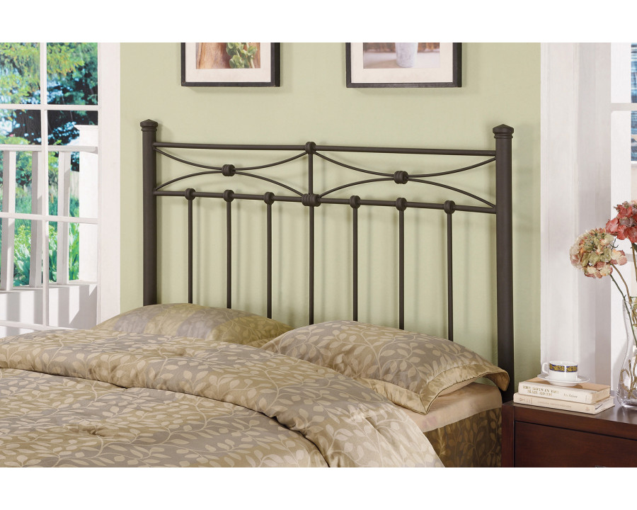 Coaster - Full/Queen Metal Headboard in Rustic Bronze