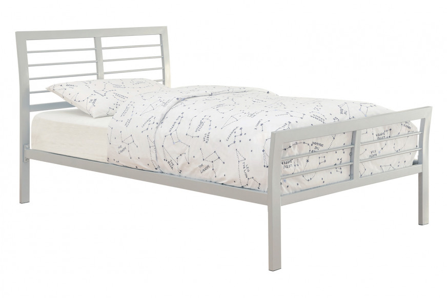 Coaster™ Cooper Queen Metal Bed - Silver