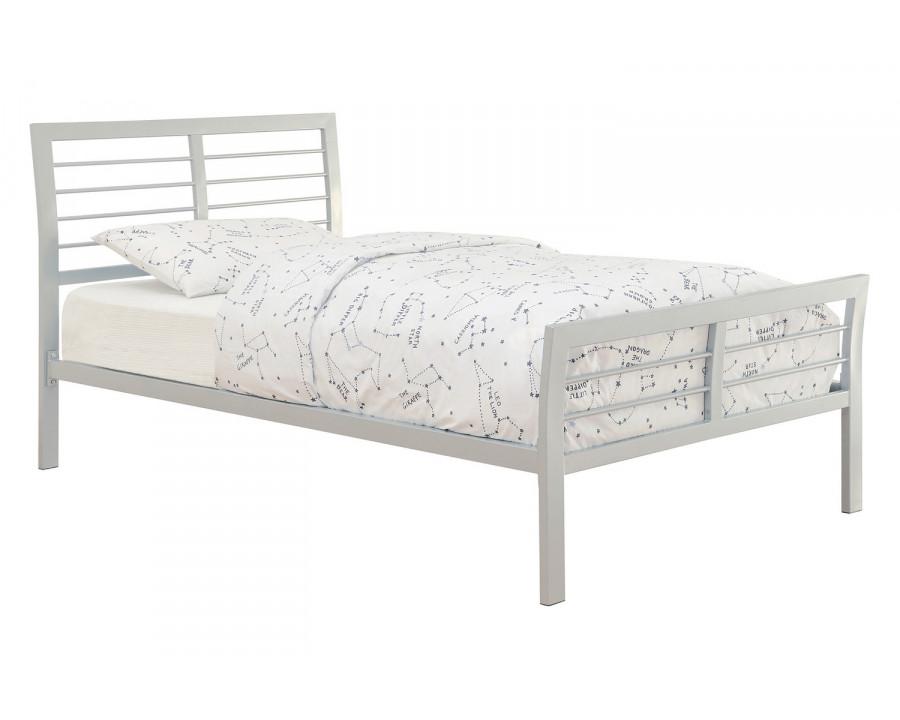 Coaster Cooper Twin Metal Bed - Silver