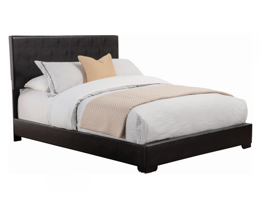 Coaster Conner Full Upholstered Panel Bed - Black