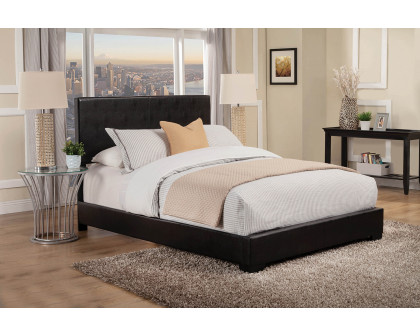 Coaster Conner Full Upholstered Panel Bed - Black