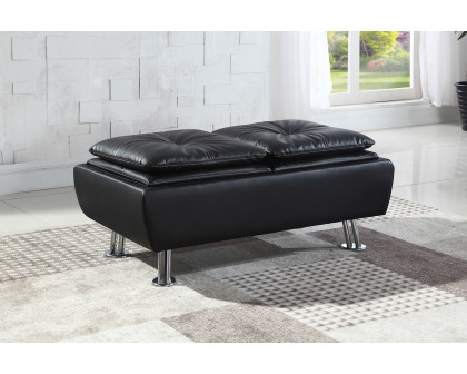 Coaster™ Dilleston Storage Ottoman with Removable Trays - Black