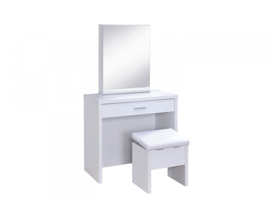 Coaster - 2-Piece Vanity Set with Lift-Top Stool