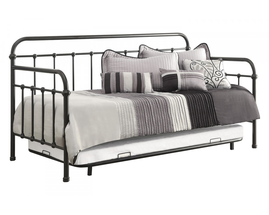 Coaster - Daybed With Trundle in Dark Bronze