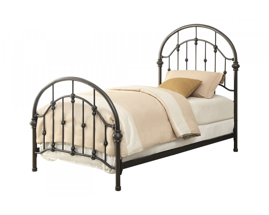 Coaster Rowan Twin Bed - Dark Bronze