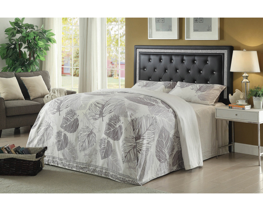 Coaster Andenne Eastern King/California King Tufted Upholstered Headboard - Black