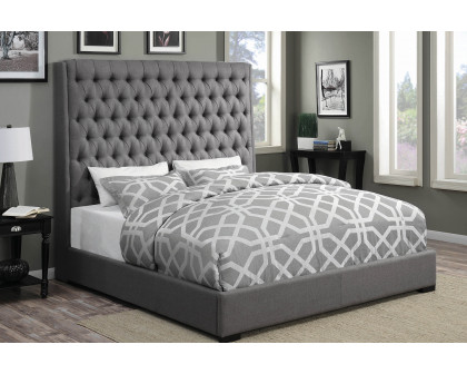 Coaster - Camille Eastern King Button Tufted Bed