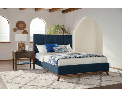 Coaster Charity Full Upholstered Bed - Blue