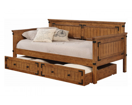 Coaster - Twin Daybed in Rustic Honey